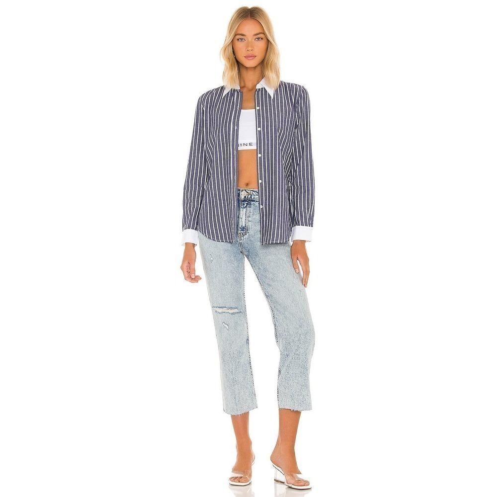Hudson Remi Jeans High Rise Straight Leg Crop Ankle Denim Two Hearts NWT Size 33